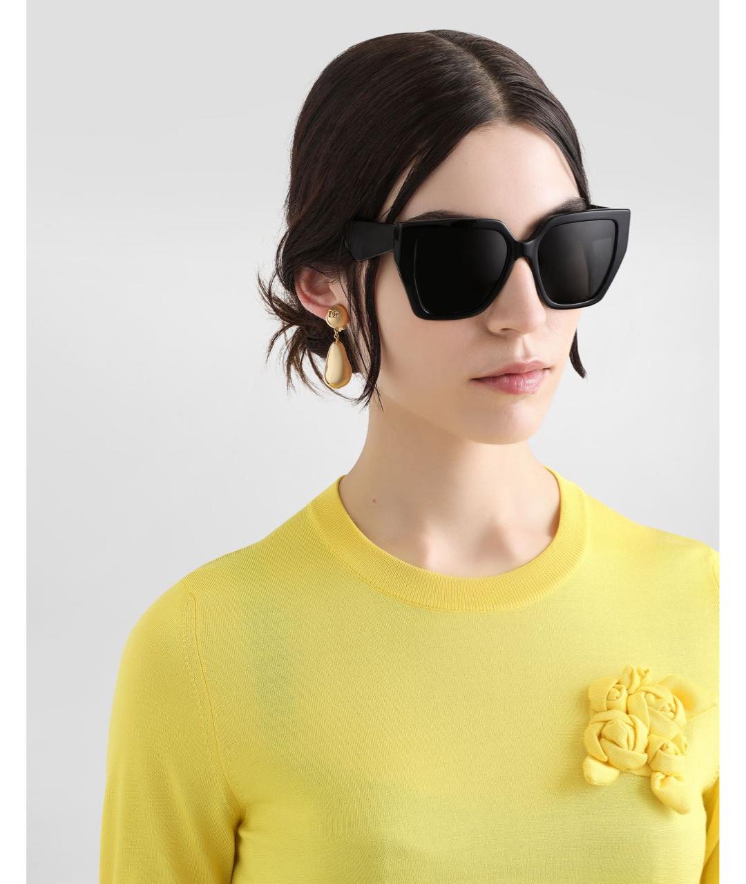 DOLCE&GABBANA Золотые серьги, фото 2