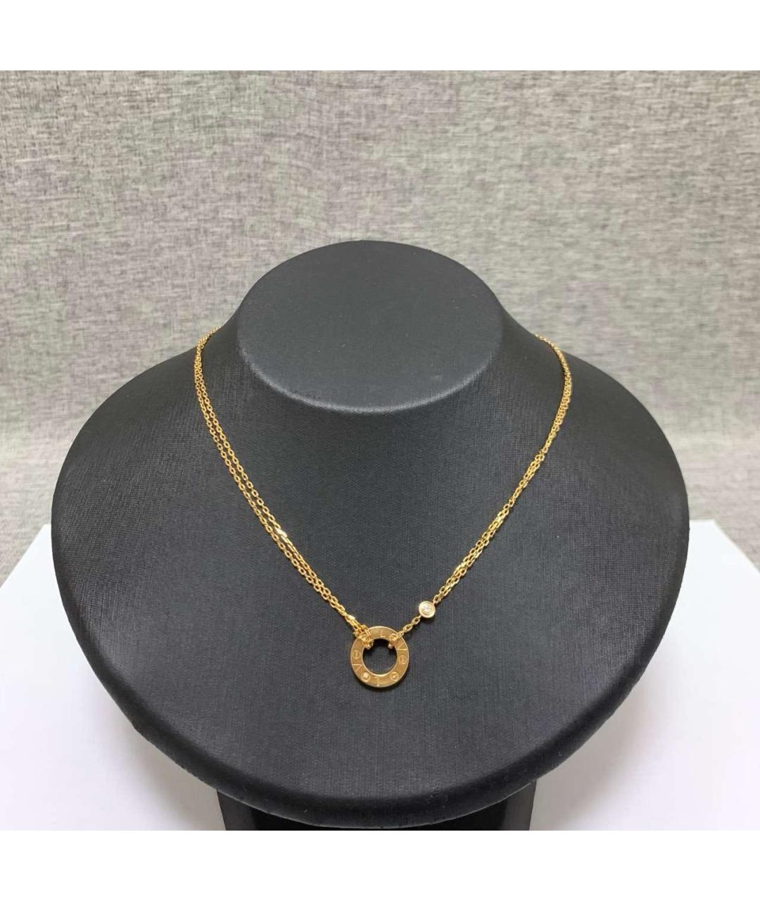 CARTIER Розовое колье из розового золота, фото 2