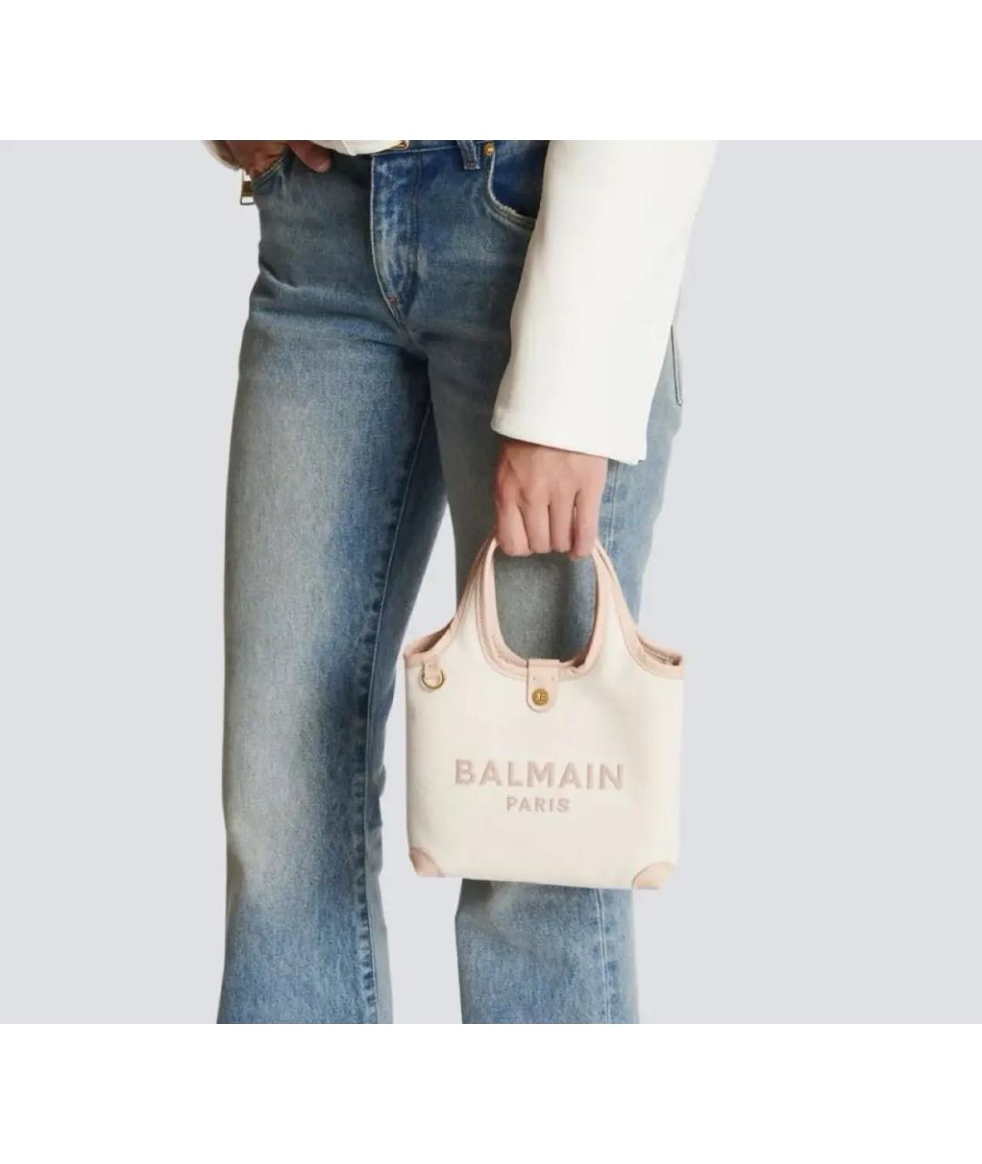 BALMAIN Бежевая сумка тоут, фото 4