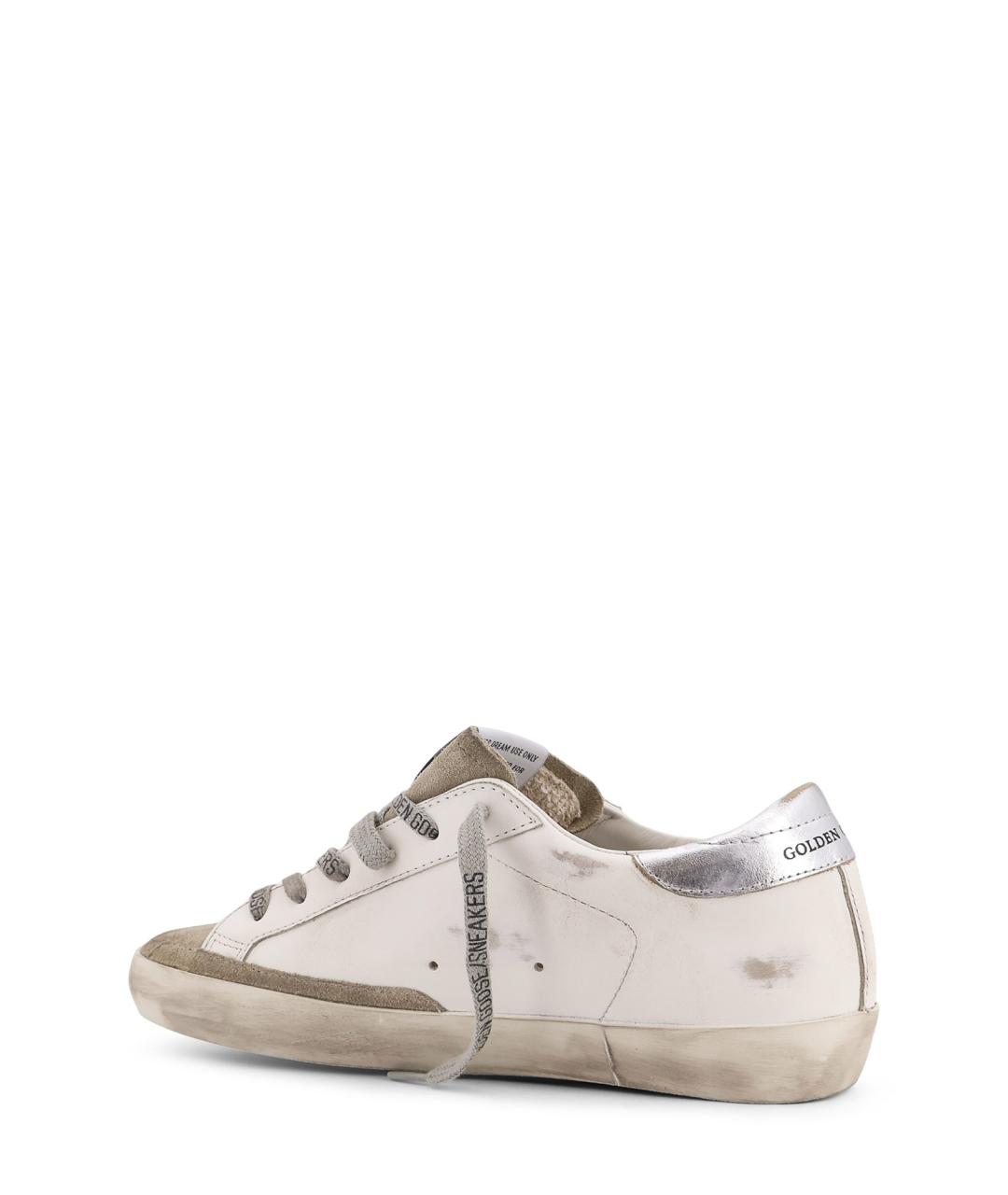 GOLDEN GOOSE DELUXE BRAND Белые кожаные кеды, фото 3