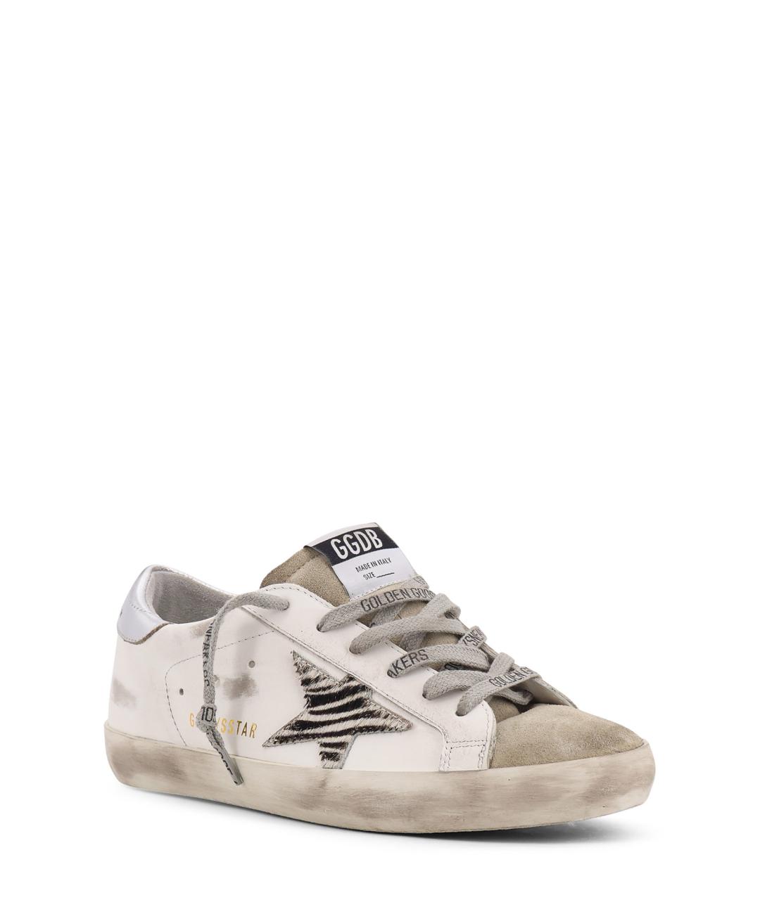 GOLDEN GOOSE DELUXE BRAND Белые кожаные кеды, фото 2