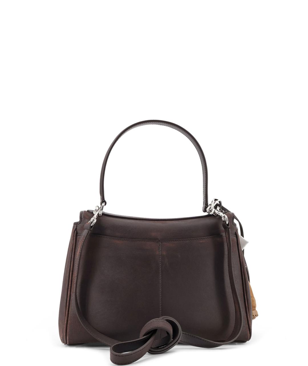 BALENCIAGA Коричневая кожаная сумка тоут, фото 2