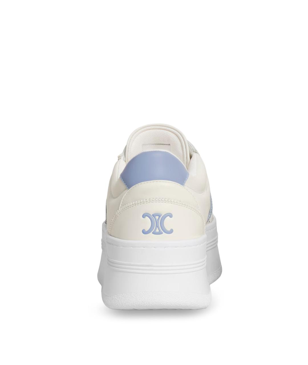 CELINE Белые кожаные кеды, фото 3