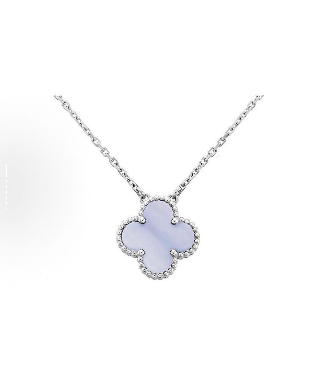 VAN CLEEF & ARPELS Фиолетовое колье из белого золота, фото 4