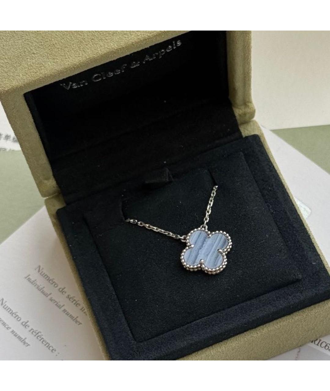 VAN CLEEF & ARPELS Фиолетовое колье из белого золота, фото 3