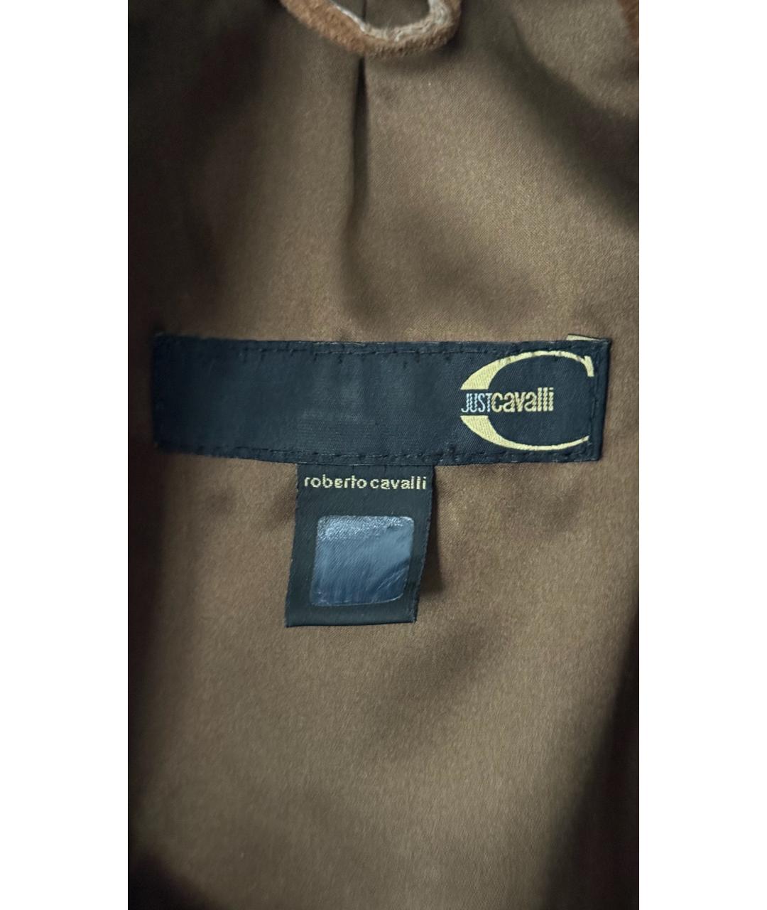 ROBERTO CAVALLI Коричневая куртка, фото 4