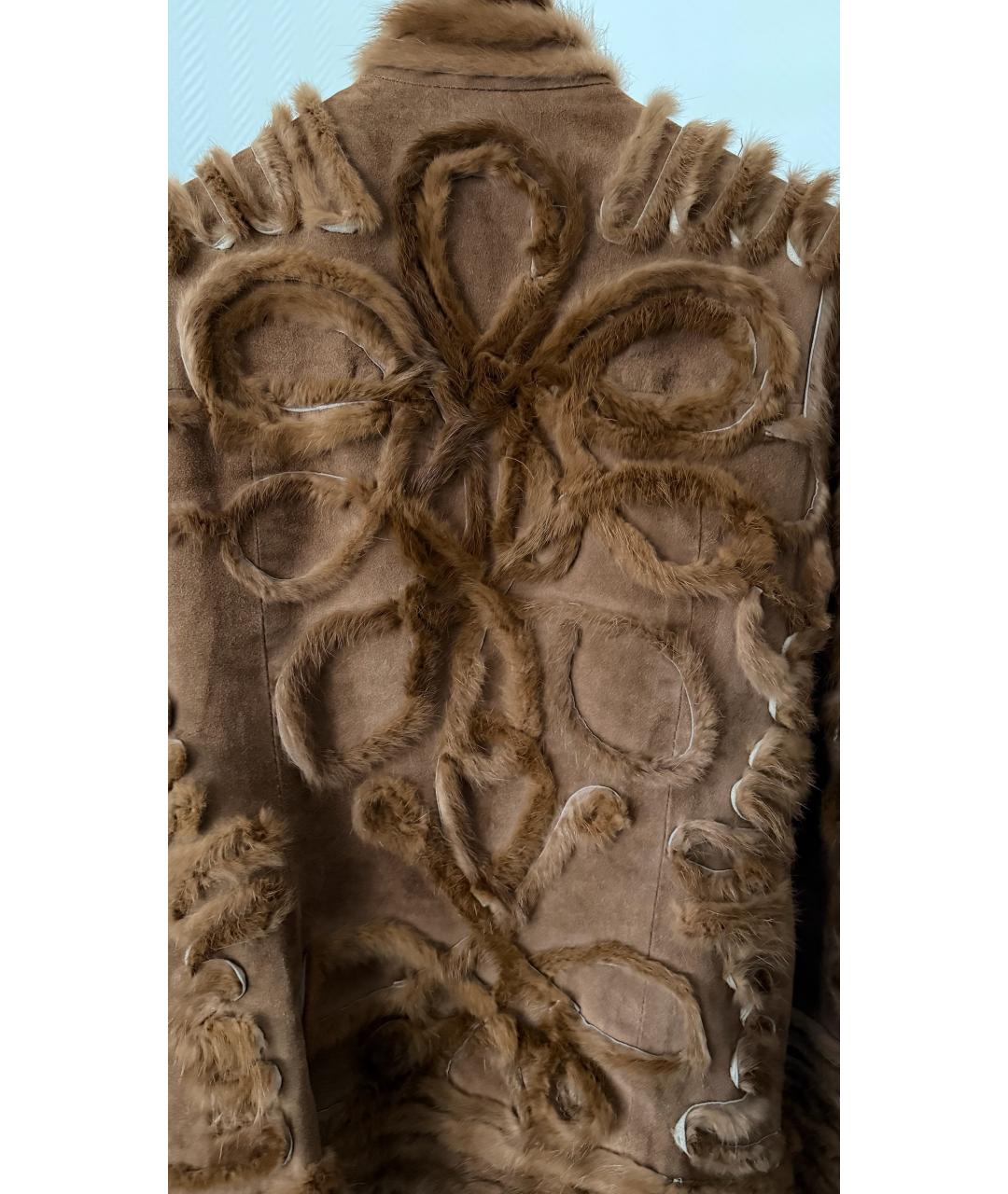 ROBERTO CAVALLI Коричневая куртка, фото 3