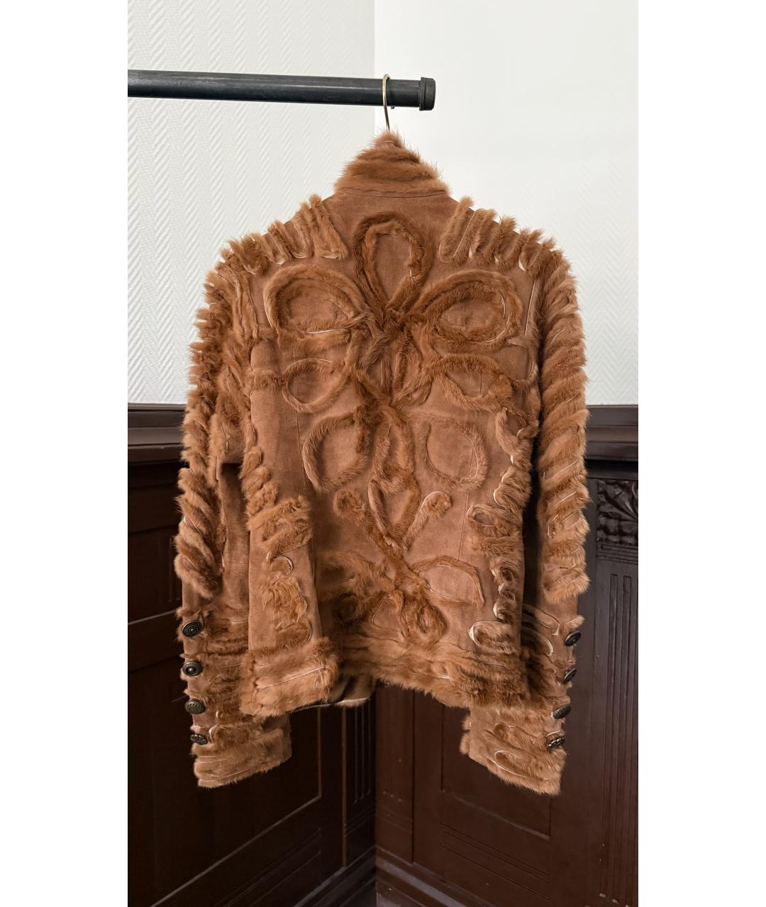 ROBERTO CAVALLI Коричневая куртка, фото 2