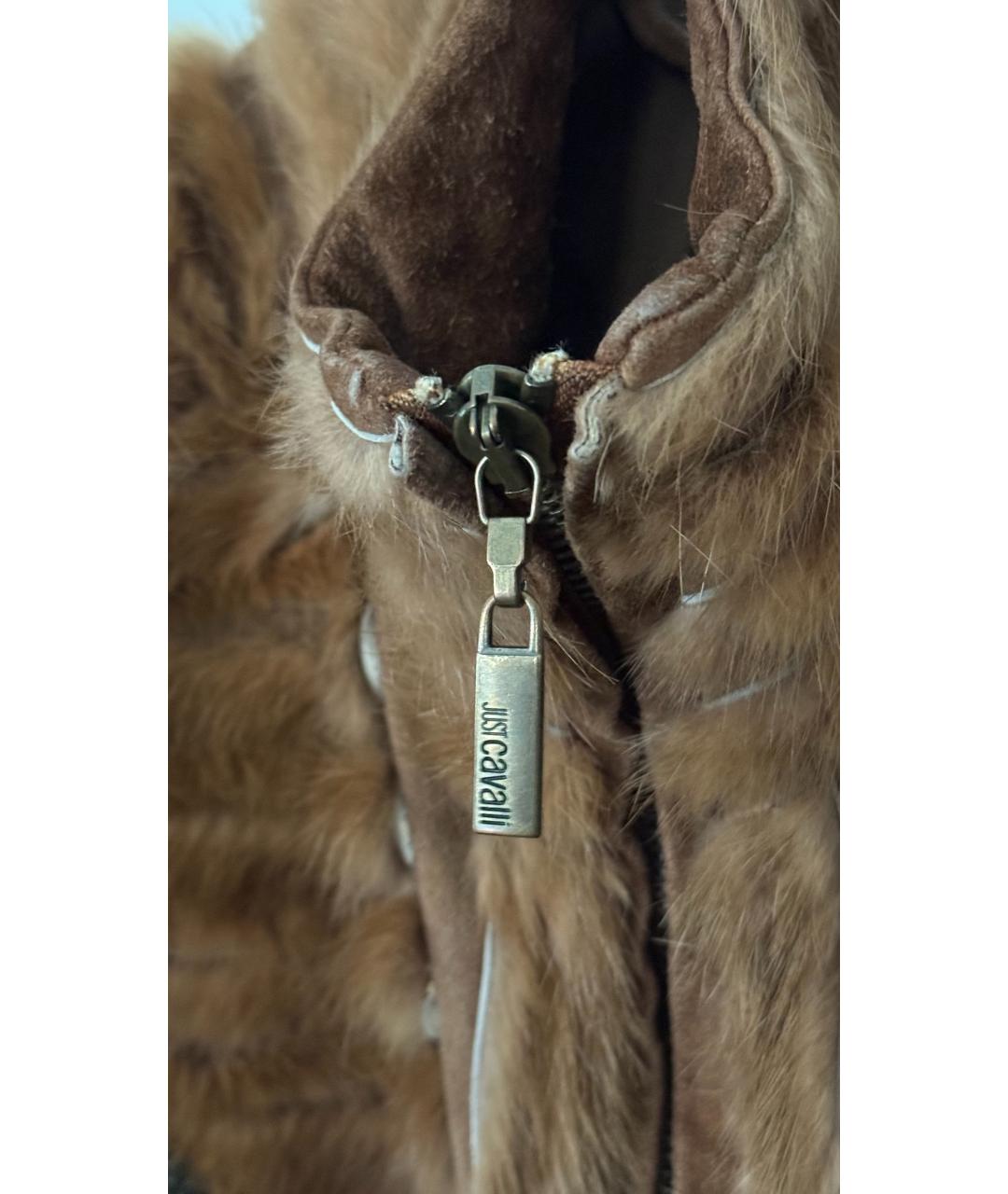 ROBERTO CAVALLI Коричневая куртка, фото 5