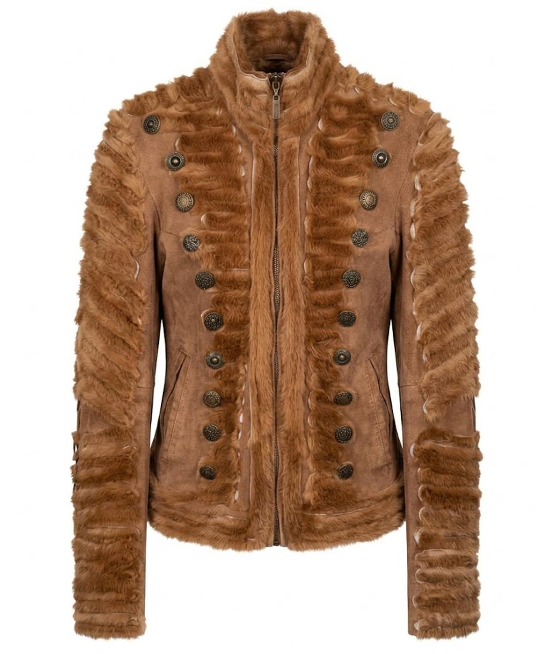 ROBERTO CAVALLI Коричневая куртка, фото 1