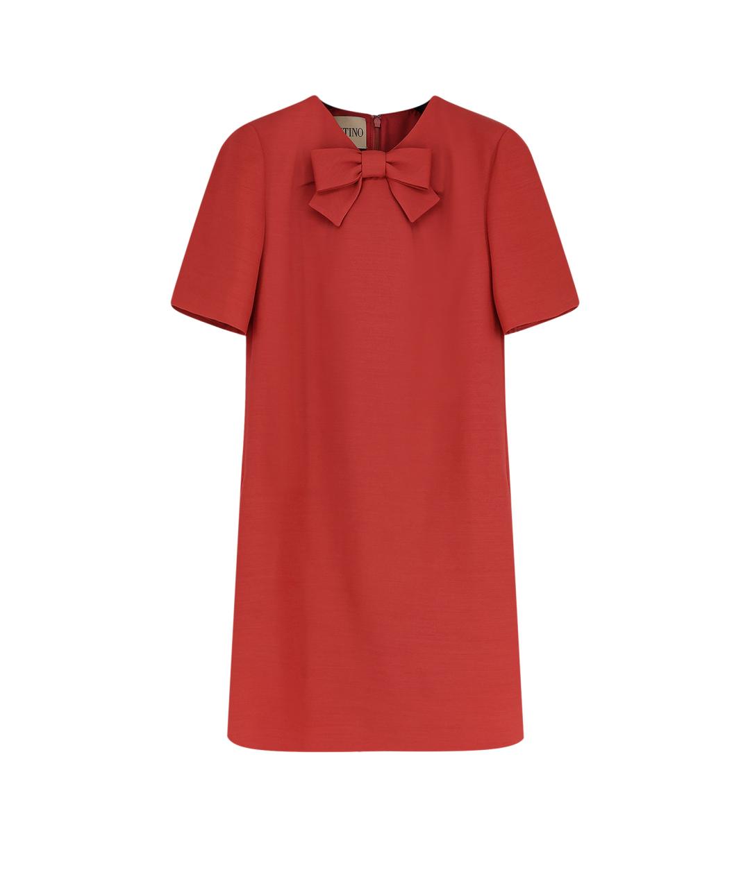 VALENTINO Красное коктейльное платье, фото 1