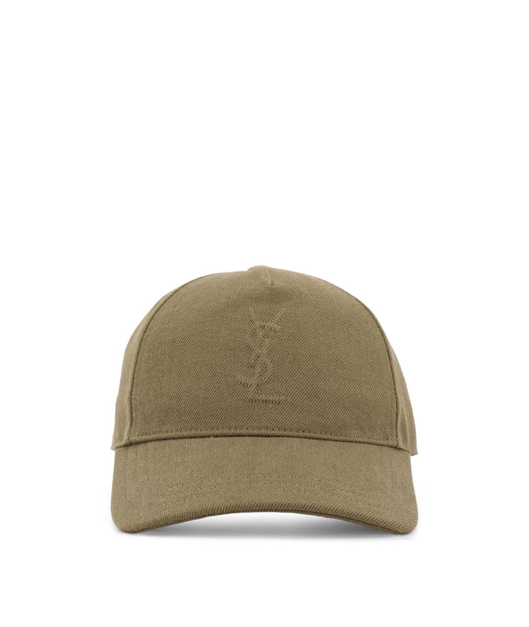 SAINT LAURENT Хаки кепка/бейсболка, фото 1