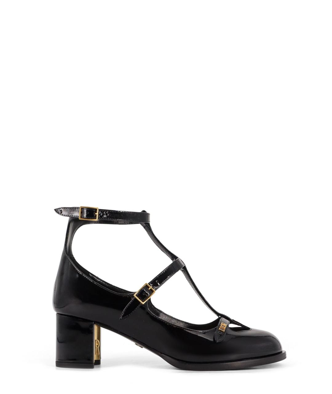 CHRISTIAN DIOR Черные кожаные туфли, фото 1