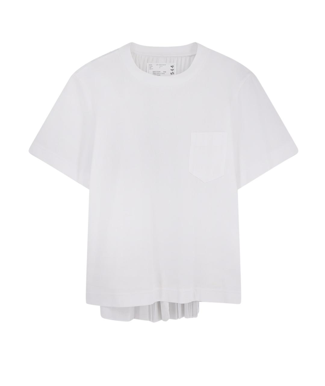 SACAI Белая футболка, фото 1