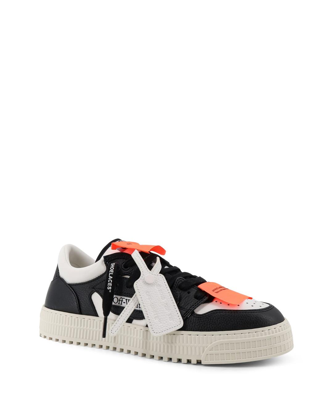 OFF-WHITE Мульти кожаные низкие кроссовки / кеды, фото 2