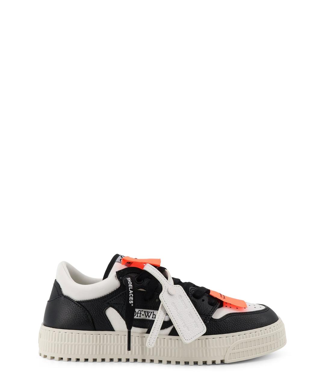 OFF-WHITE Мульти кожаные низкие кроссовки / кеды, фото 1