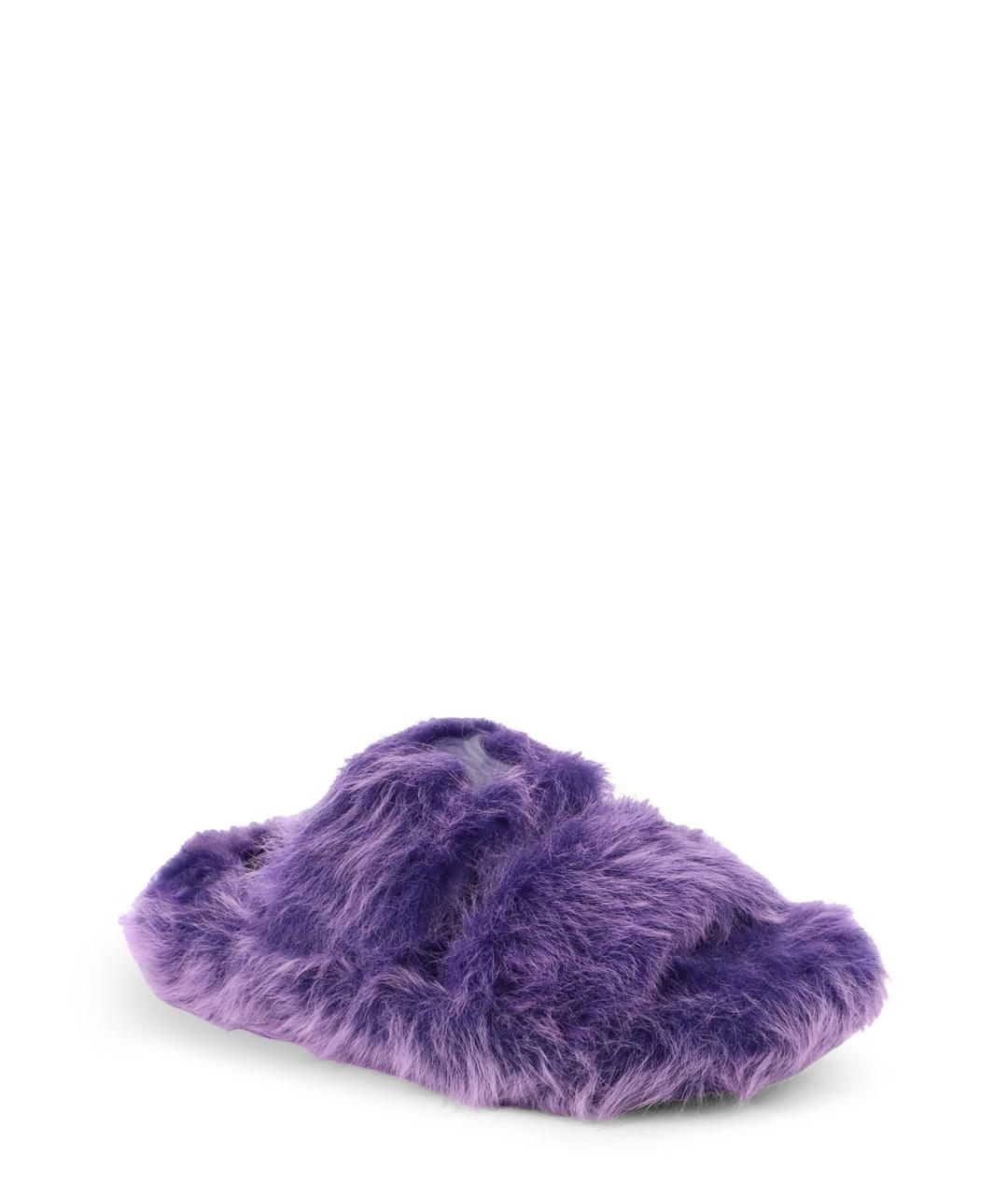 CELINE Фиолетовые текстильные шлепанцы, фото 2