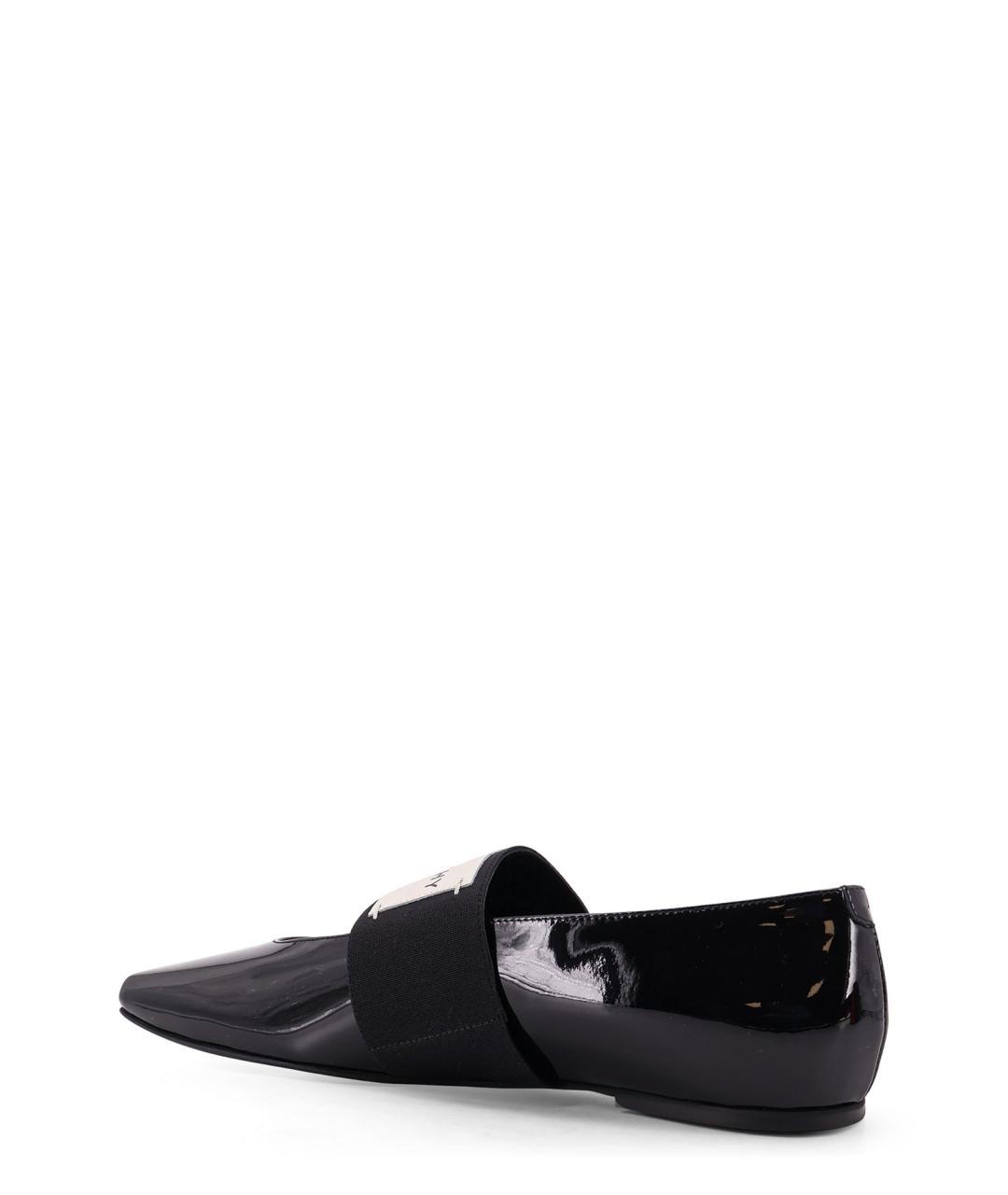 GIVENCHY Черные кожаные балетки, фото 3
