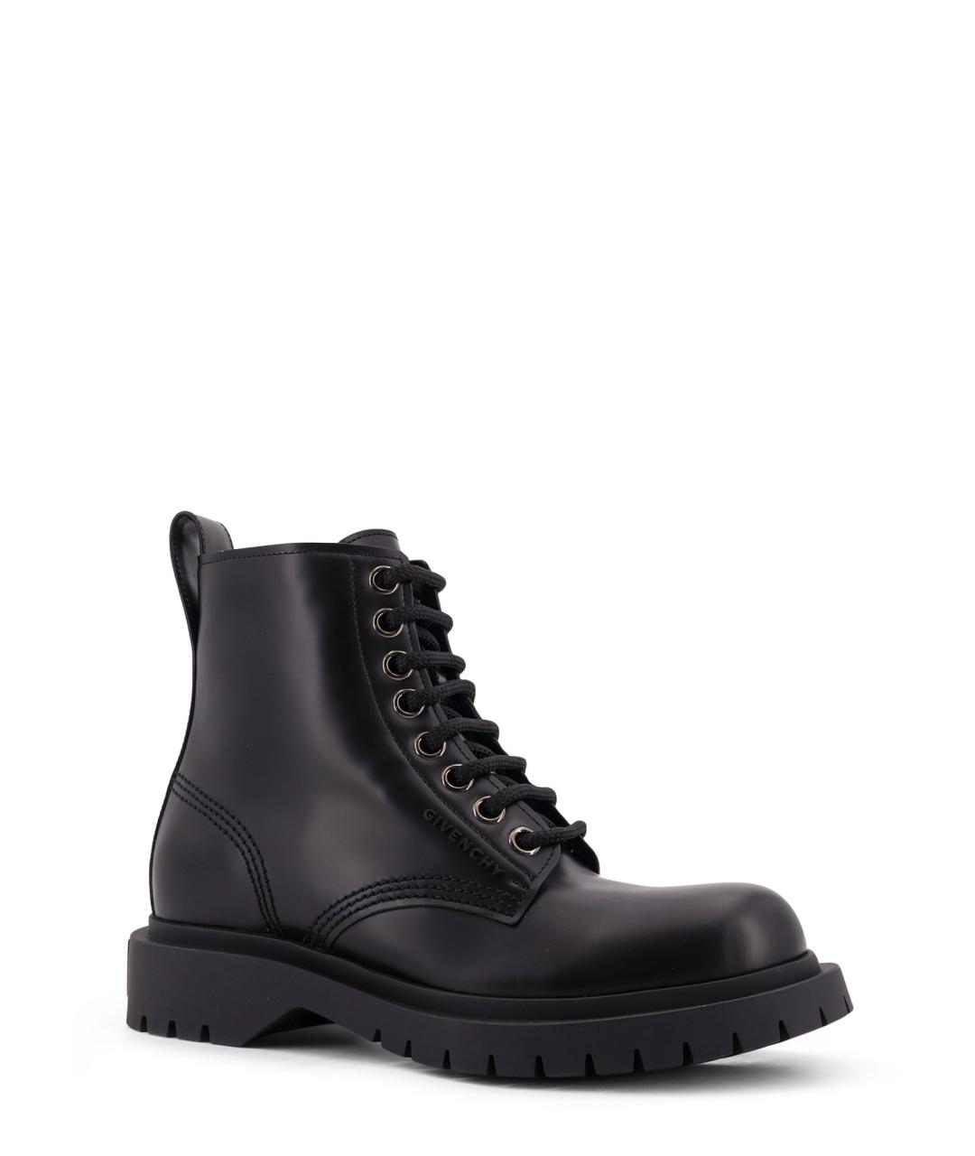 GIVENCHY Черные кожаные ботинки, фото 2