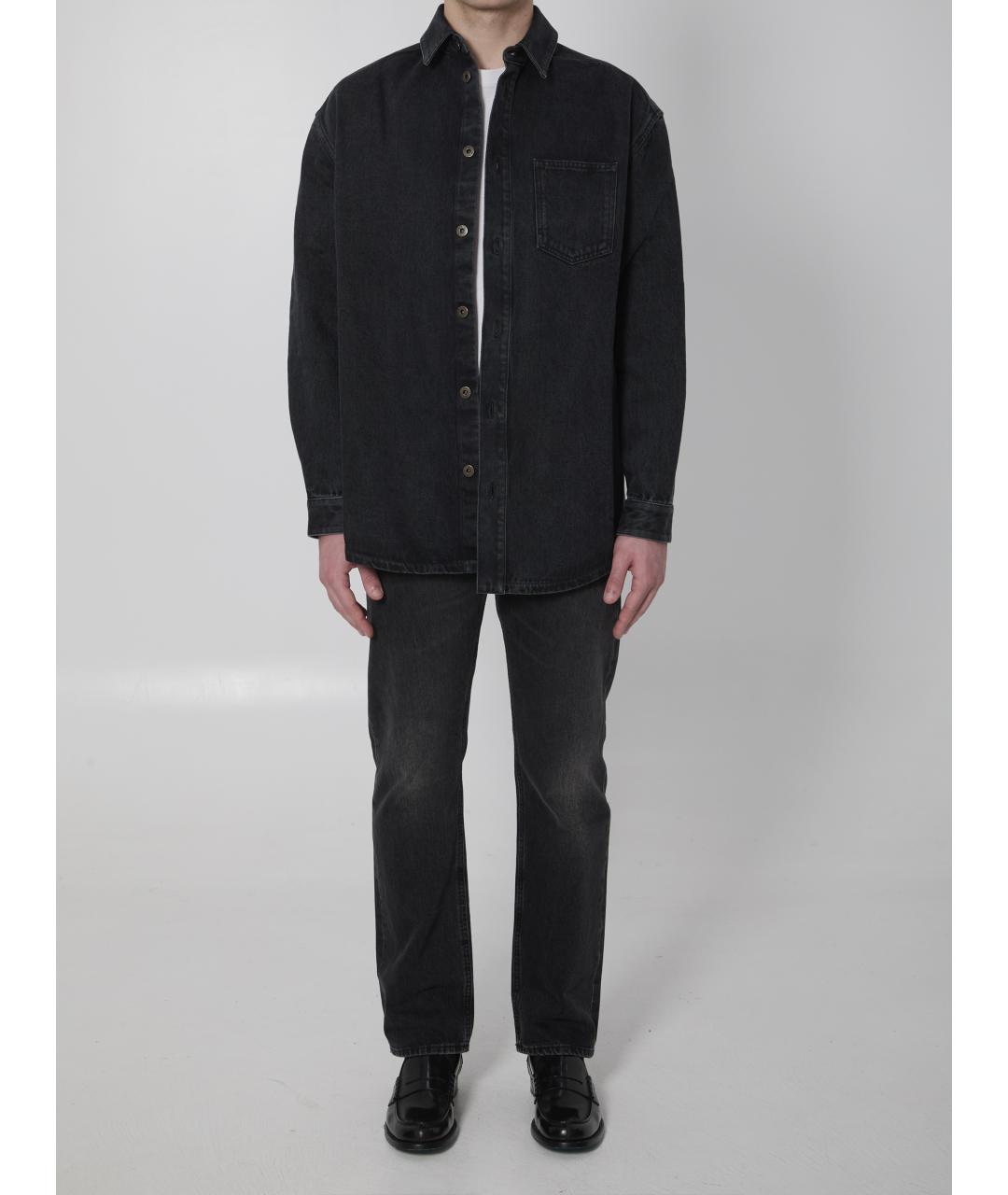 LOEWE Черная хлопковая куртка, фото 5