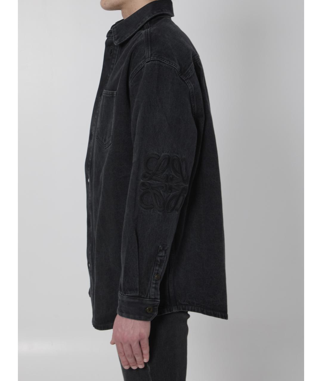 LOEWE Черная хлопковая куртка, фото 3