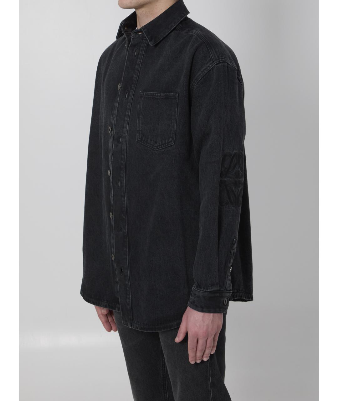 LOEWE Черная хлопковая куртка, фото 2