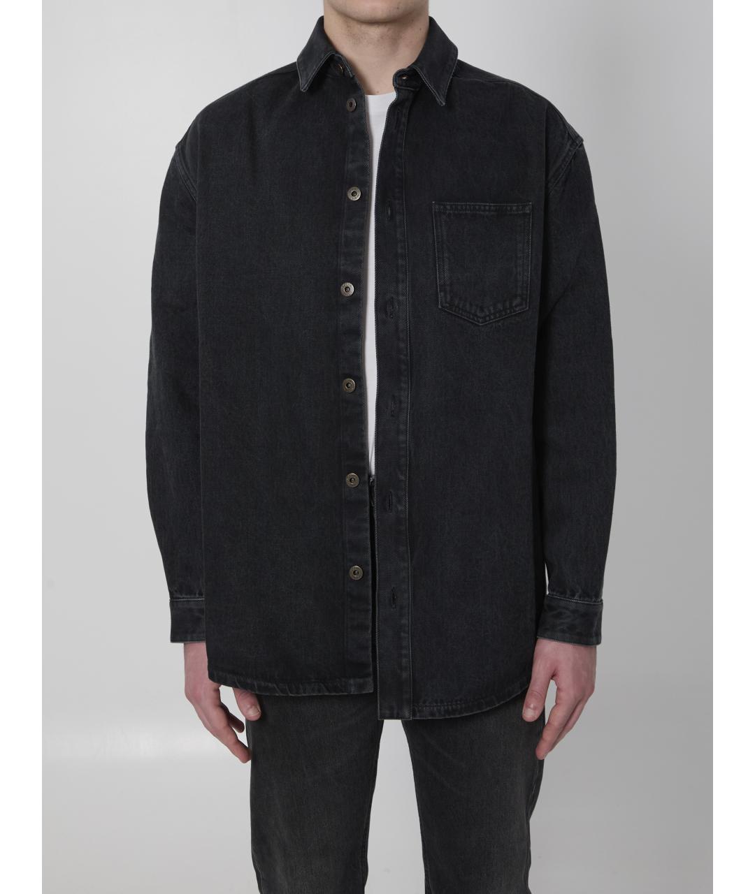 LOEWE Черная хлопковая куртка, фото 6