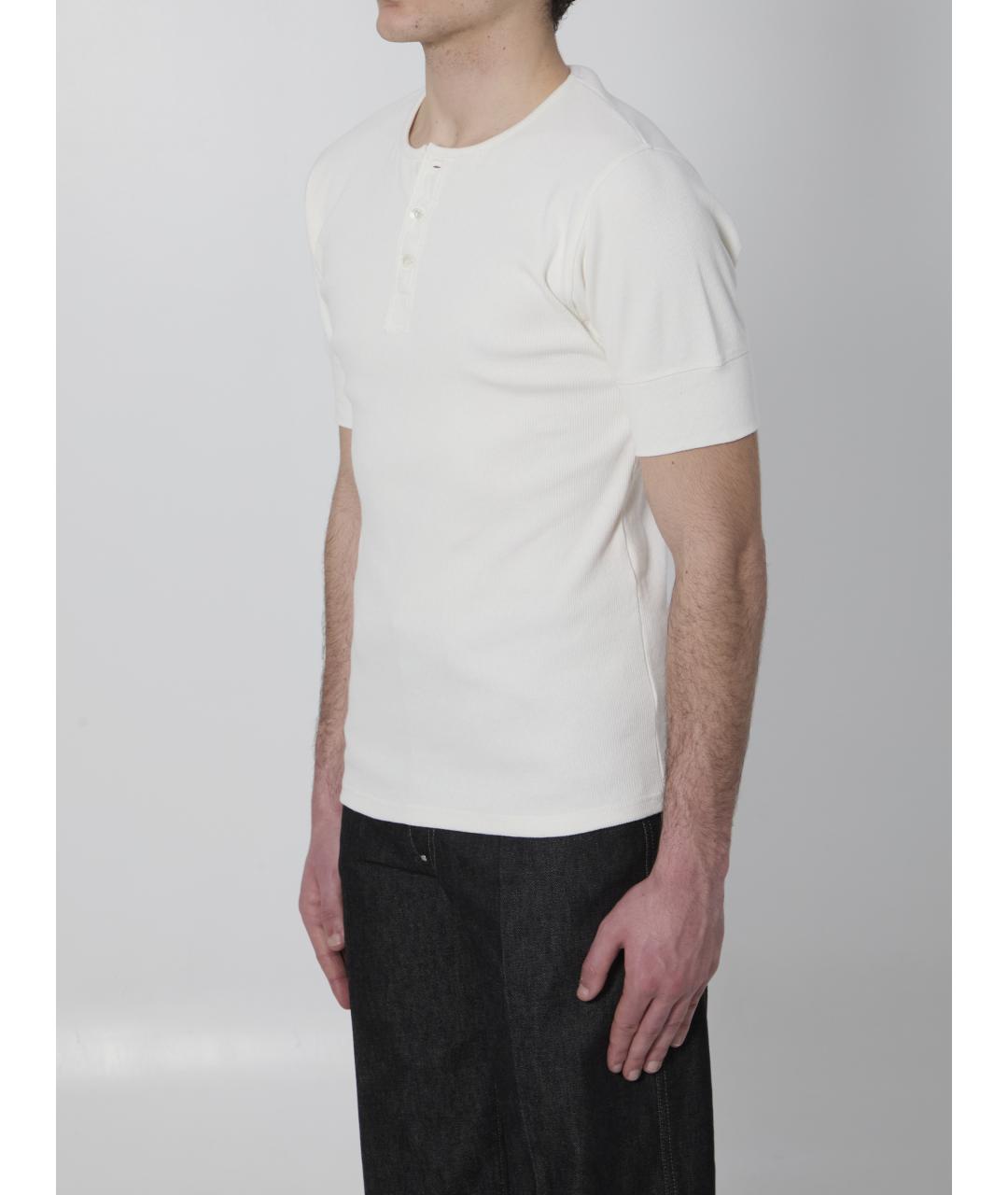 LEMAIRE Белая хлопковая футболка, фото 2