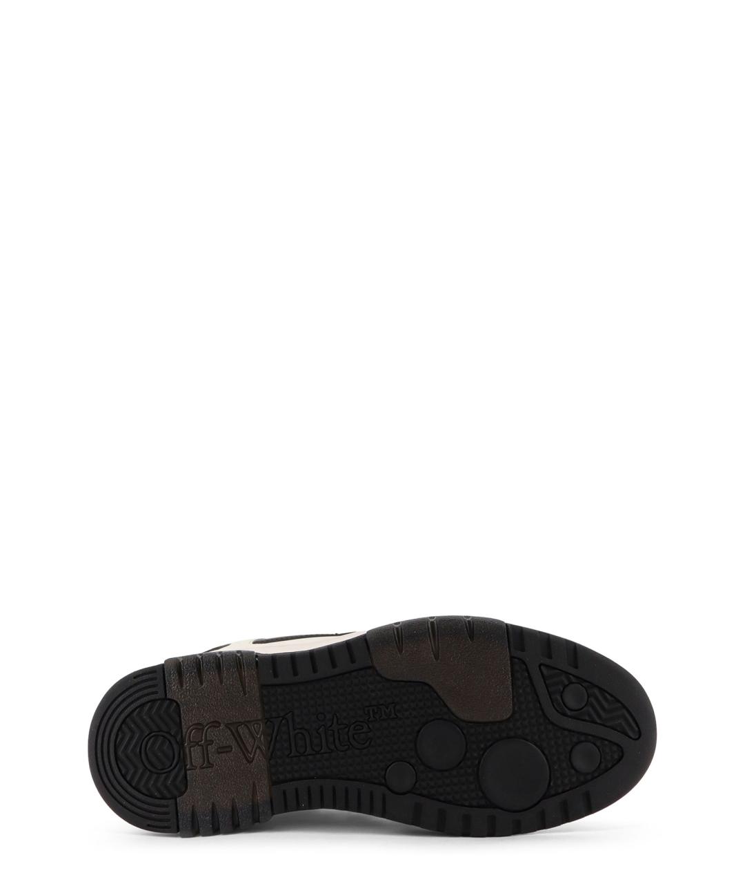 OFF-WHITE Белые кожаные низкие кроссовки / кеды, фото 2