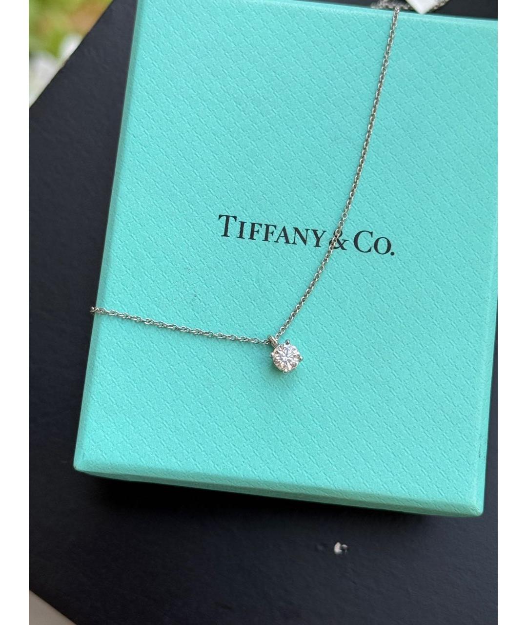 TIFFANY&CO Белое платиновое колье, фото 2