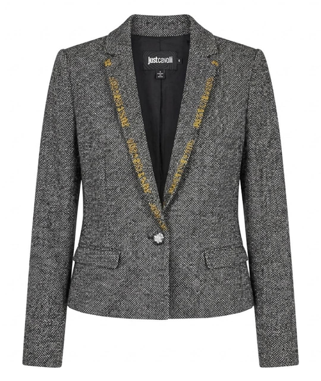 JUST CAVALLI Серый жакет/пиджак, фото 1