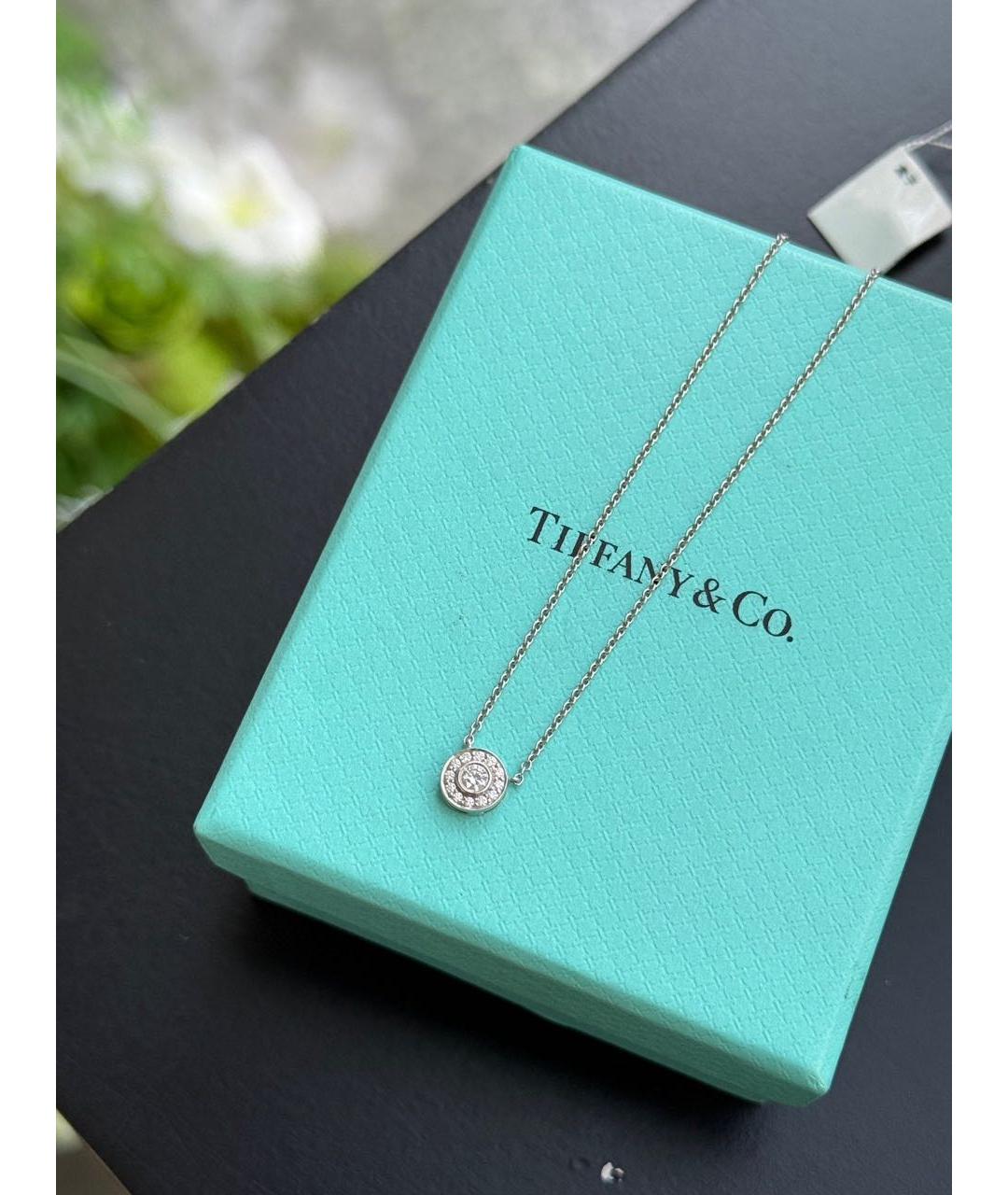 TIFFANY&CO Белое платиновое колье, фото 2