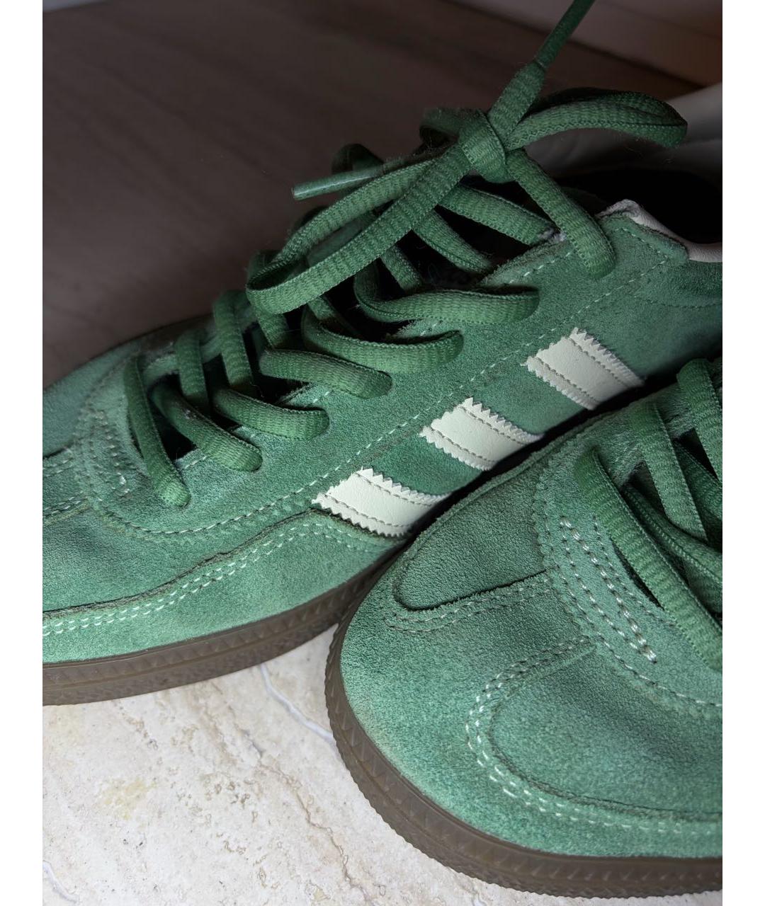 ADIDAS Зеленые замшевые кроссовки, фото 7