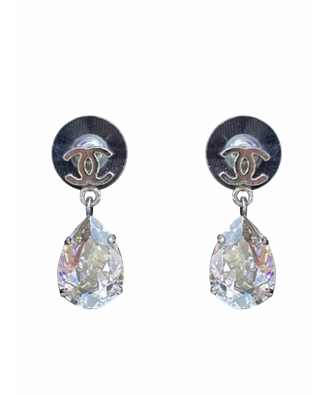 CHANEL Серебряные серьги, фото 4