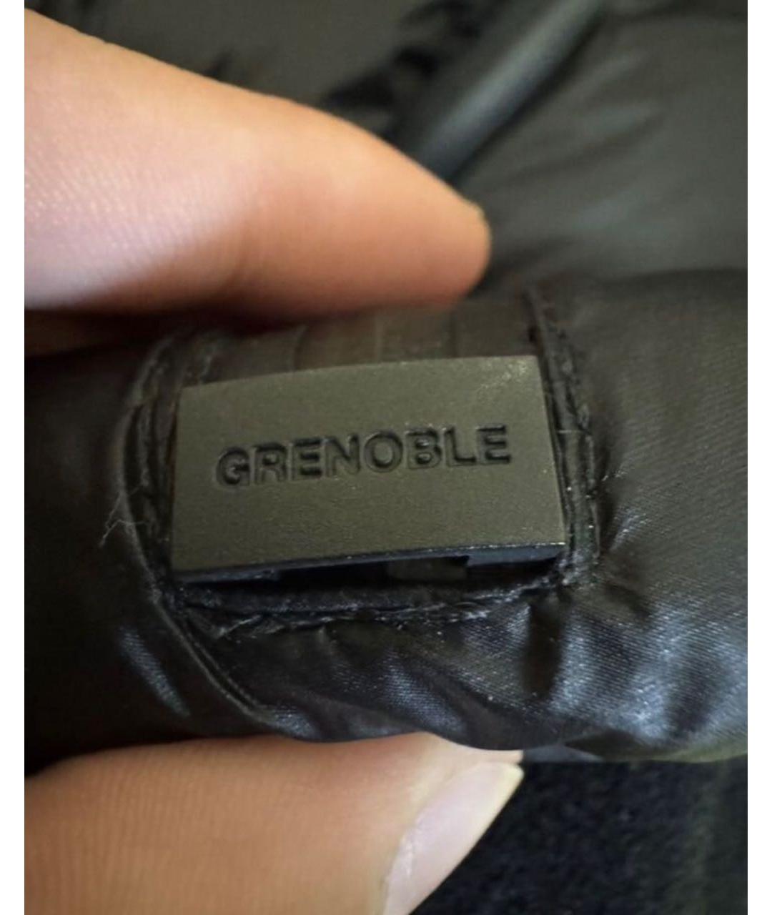 MONCLER GRENOBLE Черная шерстяная куртка, фото 5