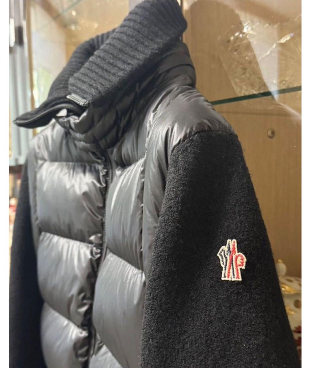 MONCLER GRENOBLE Черная шерстяная куртка, фото 3
