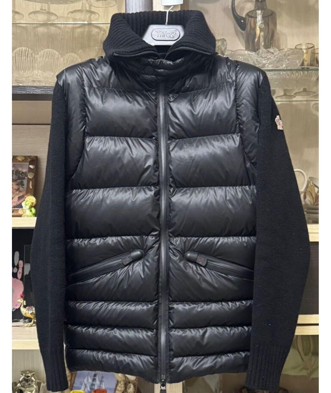 MONCLER GRENOBLE Черная шерстяная куртка, фото 9