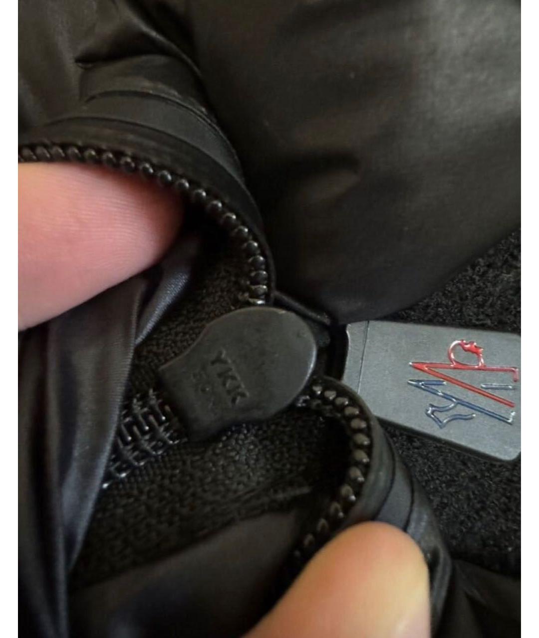 MONCLER GRENOBLE Черная шерстяная куртка, фото 4