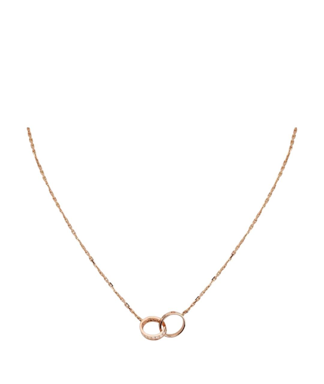 CARTIER Розовое колье из розового золота, фото 1