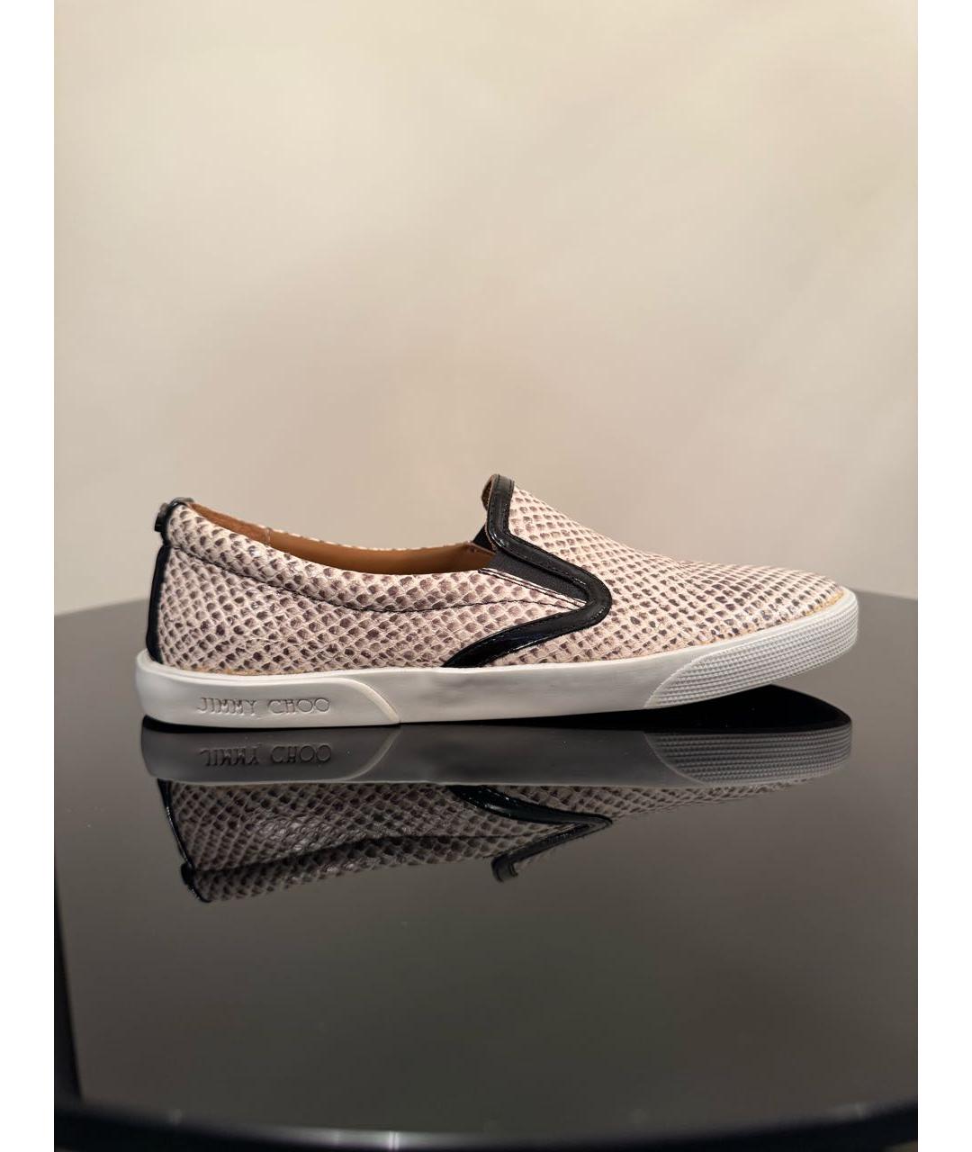 JIMMY CHOO Мульти кожаные слипоны, фото 8