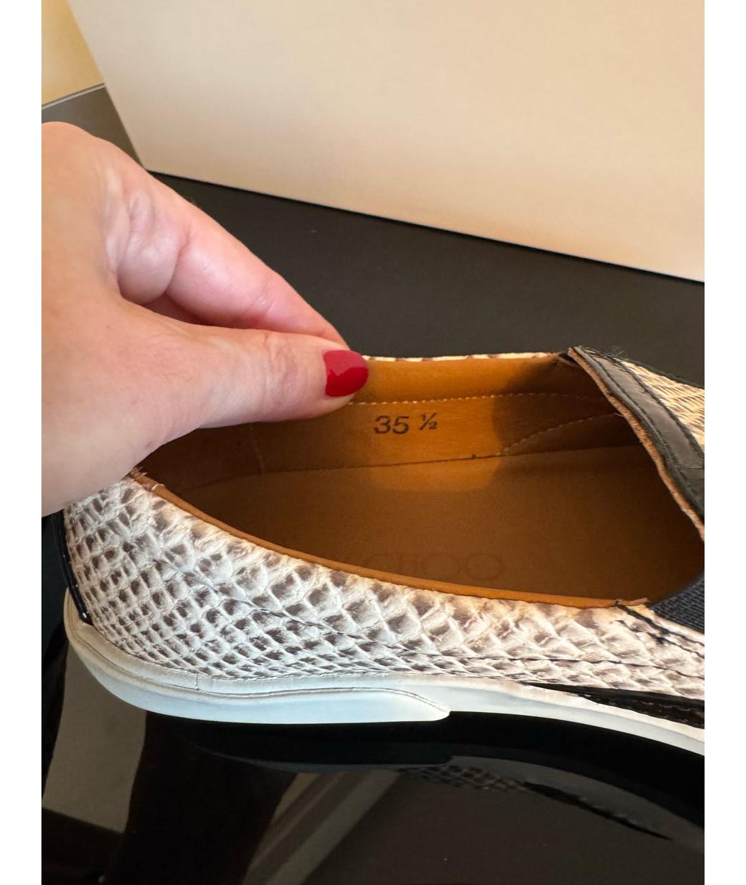 JIMMY CHOO Мульти кожаные слипоны, фото 5