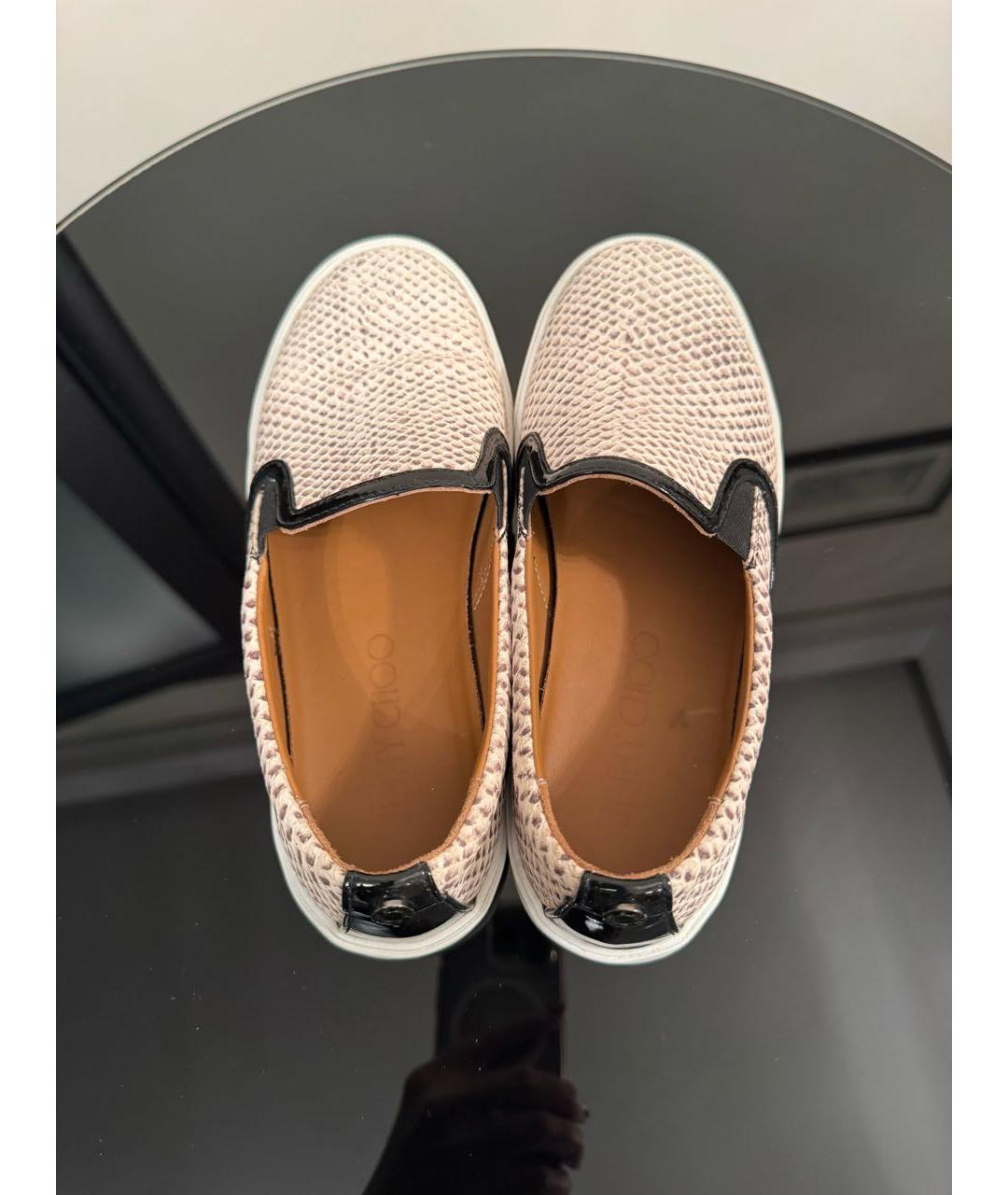 JIMMY CHOO Мульти кожаные слипоны, фото 3