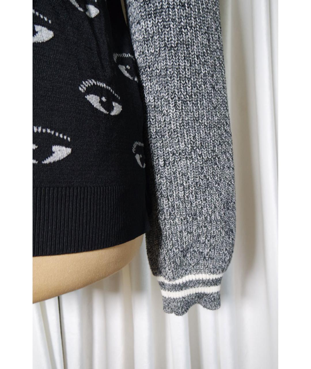 KENZO Черный вискозный джемпер / свитер, фото 8
