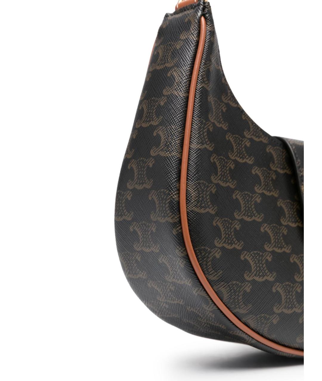 CELINE Коричневая сумка через плечо, фото 3