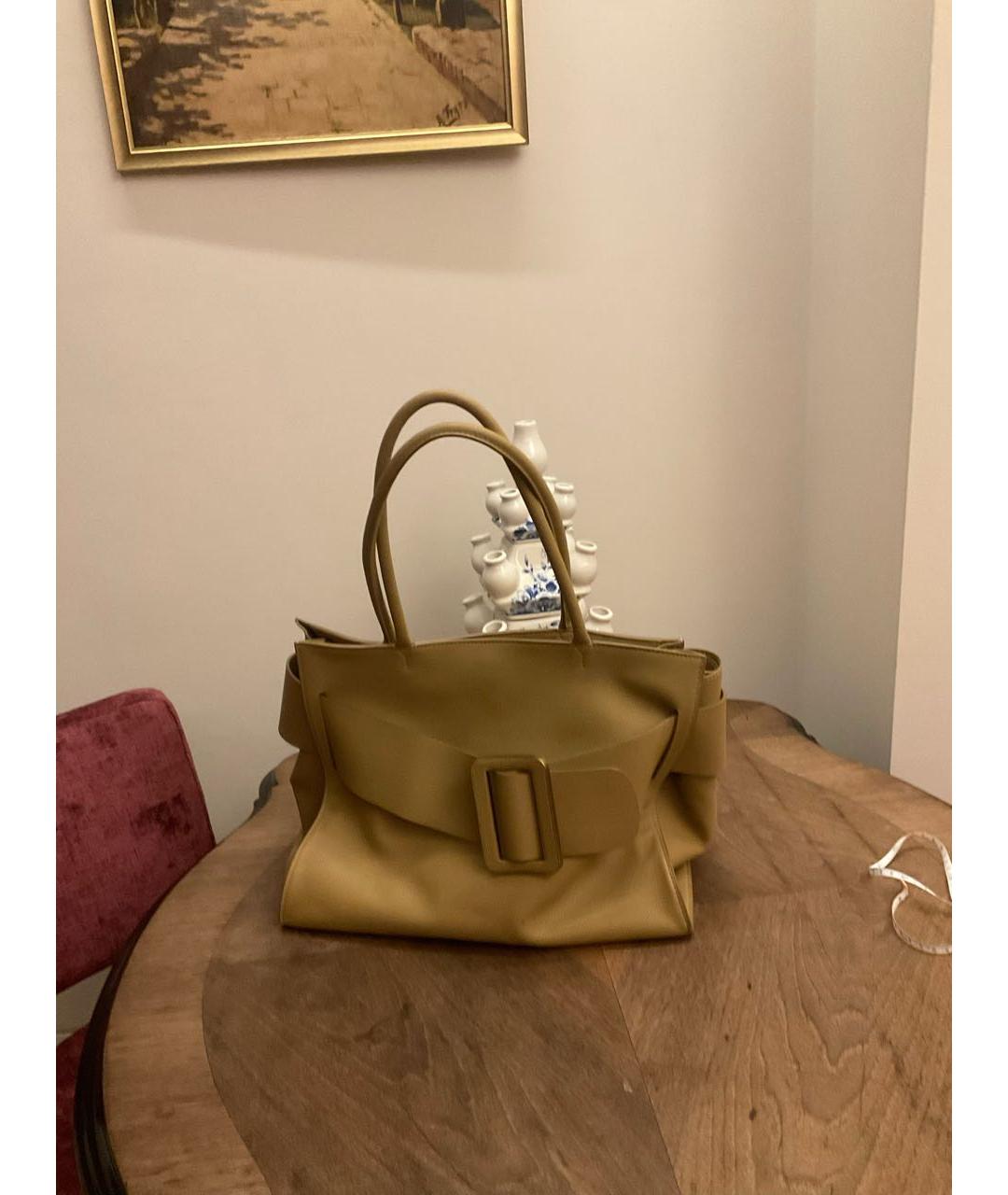 BOYY Горчичная кожаная сумка тоут, фото 3