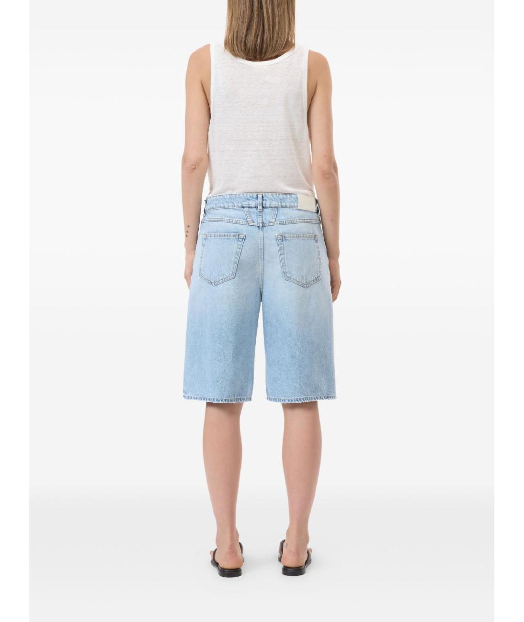 CLOSED Голубые хлопковые шорты, фото 4