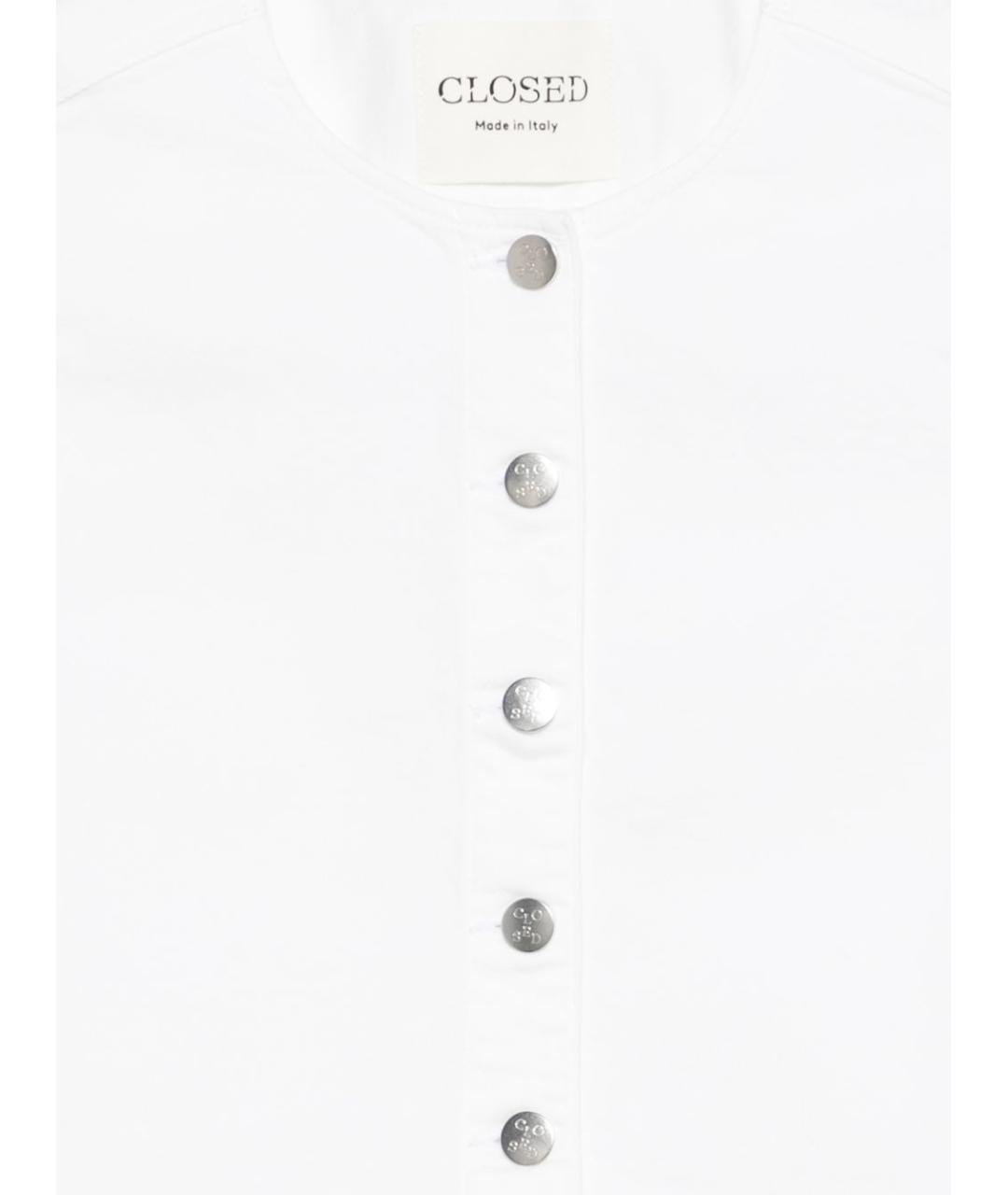 CLOSED Белая хлопковая жилетка, фото 2