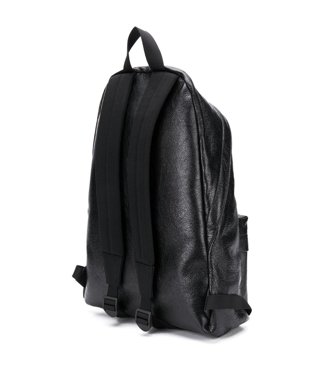BALENCIAGA Черный кожаный рюкзак, фото 3