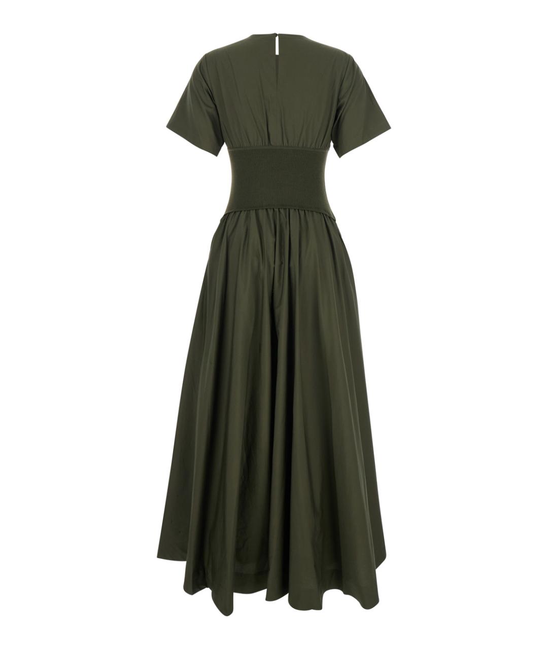 SIMKHAI Зеленые хлопковое повседневное платье, фото 2