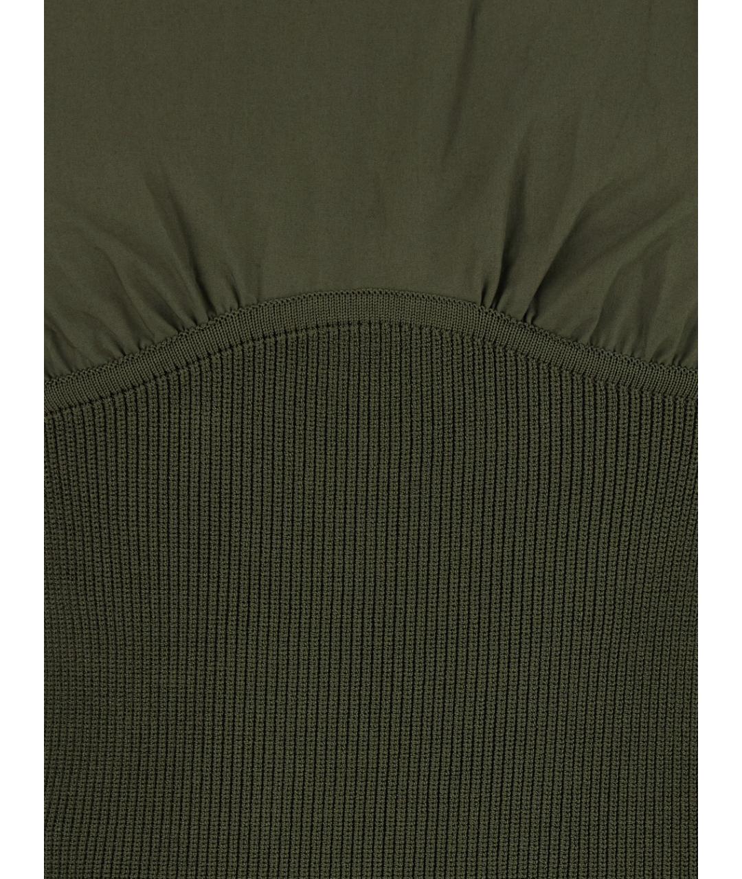 SIMKHAI Зеленые хлопковое повседневное платье, фото 3